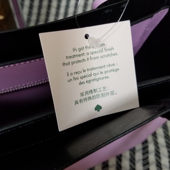 Magnolia Street Lavender Kate Spade Double tote - Picture 3 of 11